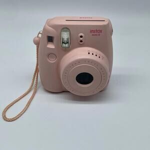 Fuji Instax Mini 8 Fujifilm Instant Film Camera Pink Tested Working